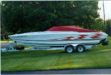 on trailer with cover.JPG (200839 bytes)